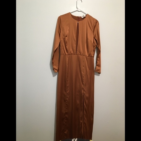 LPA Resolve Silk Midi Dress OO - Picture 6 of 13